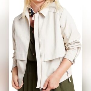 Anthropologie cropped anorak jacket NWOT
